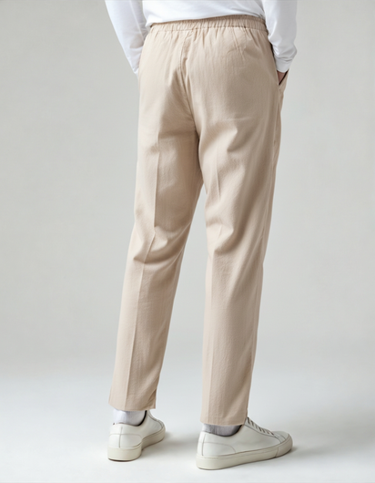 Zanzibar Men's Lightweight Breathable Linen Trousers - Ultimate Casual Comfort