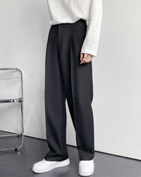 Old Money Paris Wide Fit Pantalon: Relaxed Tailoring, Cotton Blend, Pockets