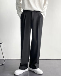 Old Money Paris Wide Fit Pantalon: Relaxed Tailoring, Cotton Blend, Pockets